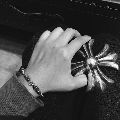 CHROME HEARTS Textured Cylinder Bracelet