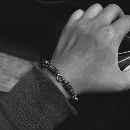 CHROME HEARTS Textured Cylinder Bracelet