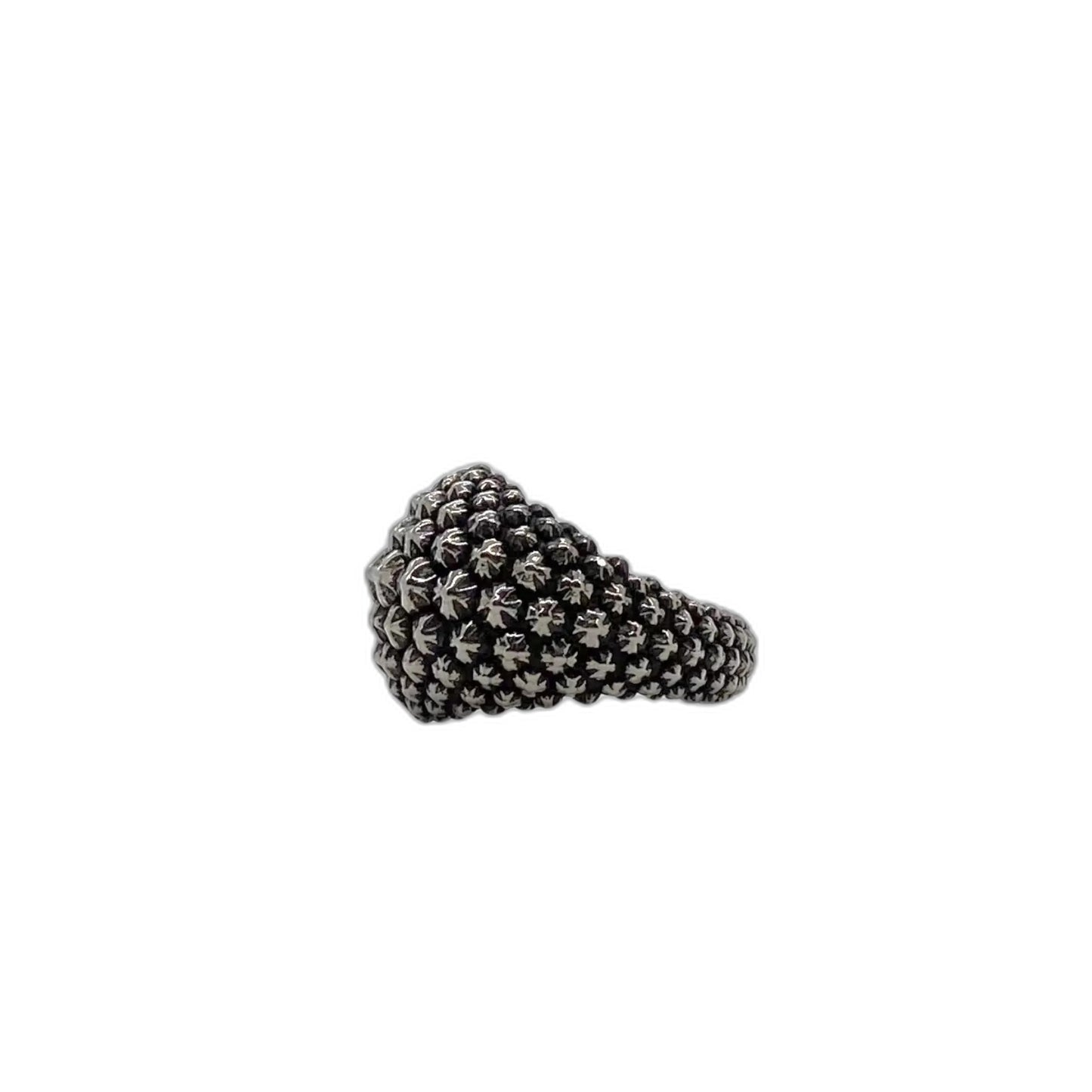 CHROME HEARTS クロムハーツ 密集したクロスフラワーリング