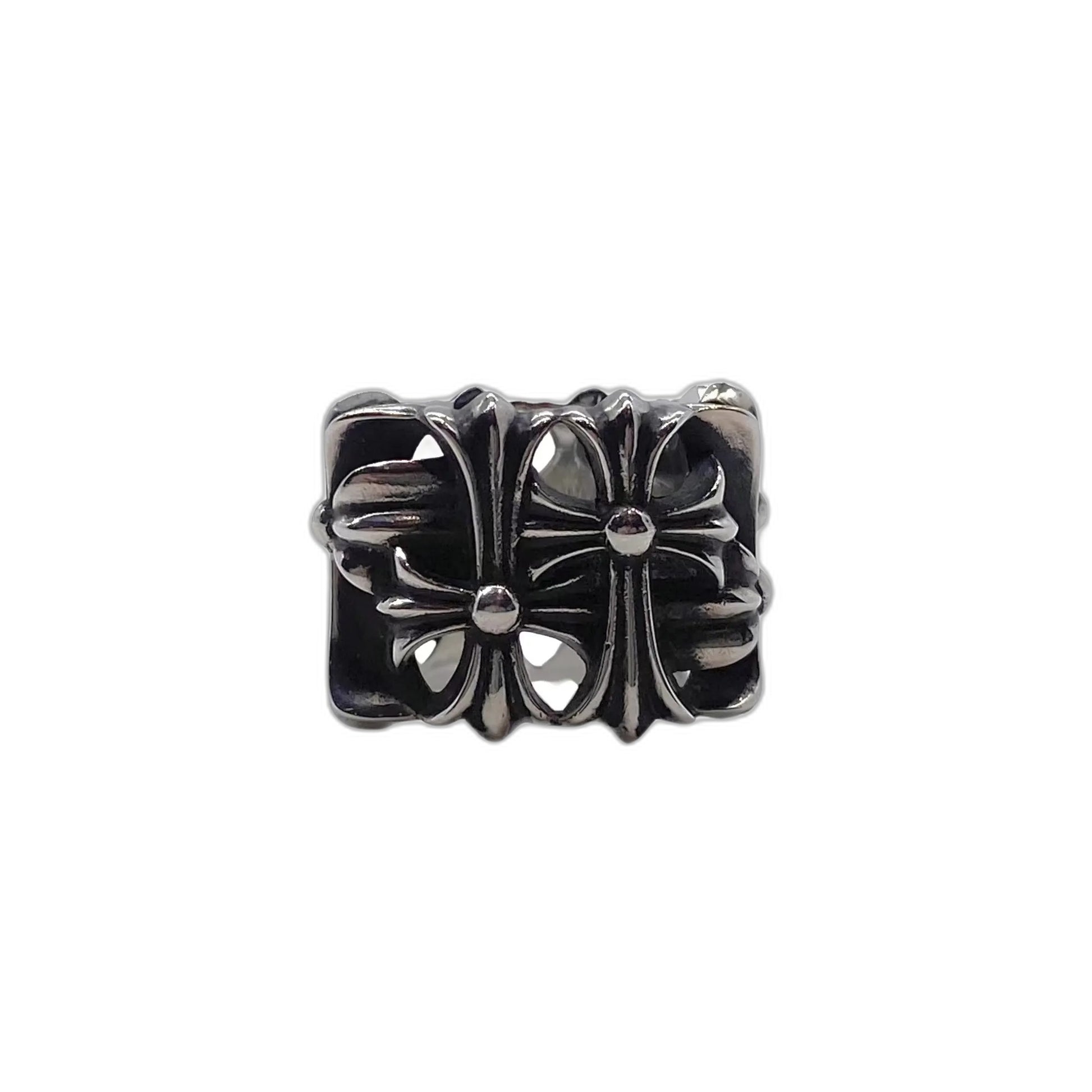 CHROME HEARTS Square Gravel Ring