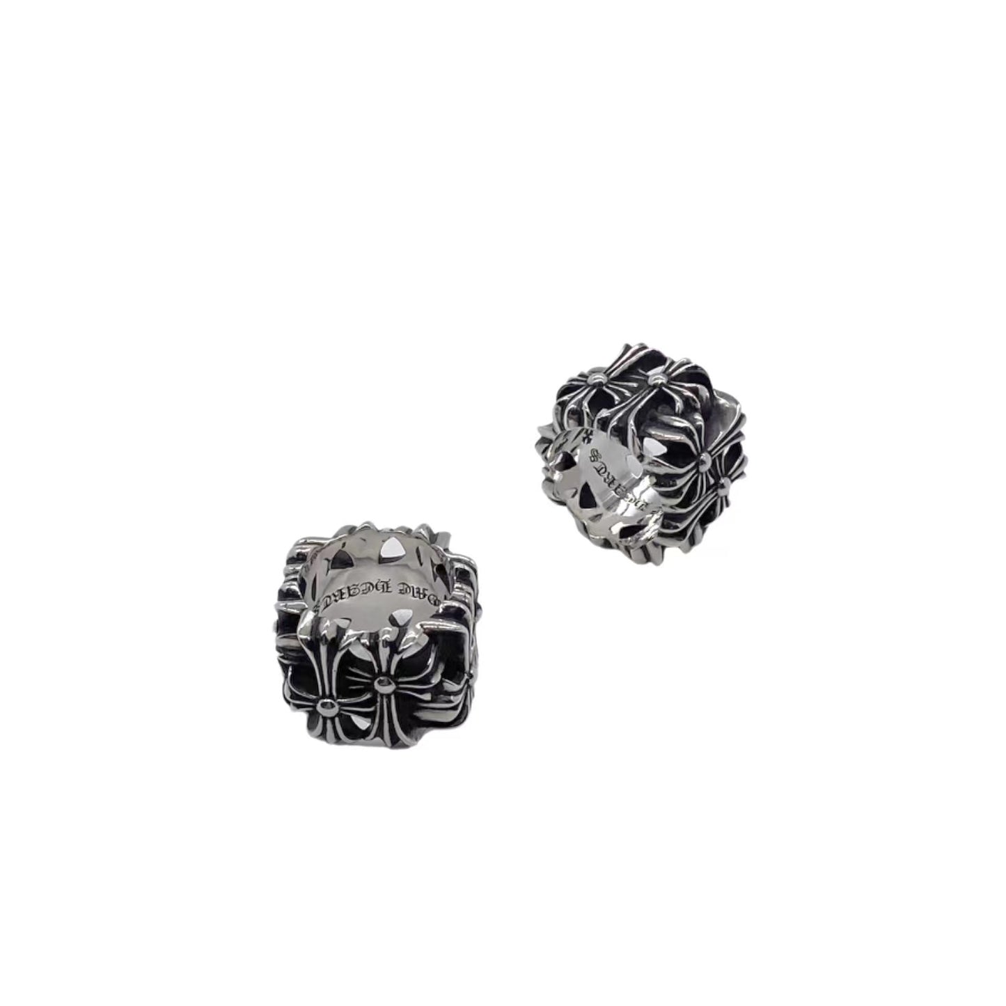 CHROME HEARTS Square Gravel Ring
