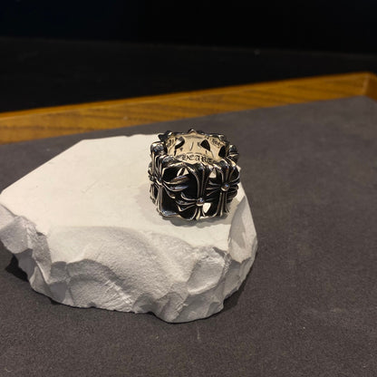 CHROME HEARTS Square Gravel Ring