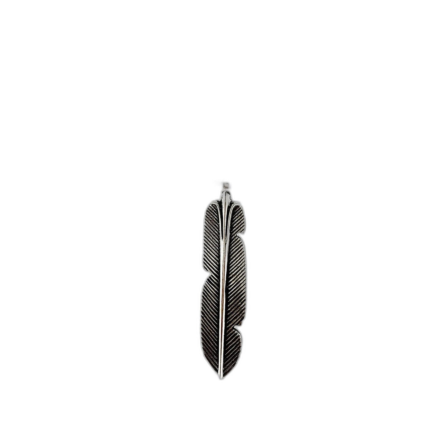CHROME HEARTS Feather Necklace - Ball Chain/Pearl Chain