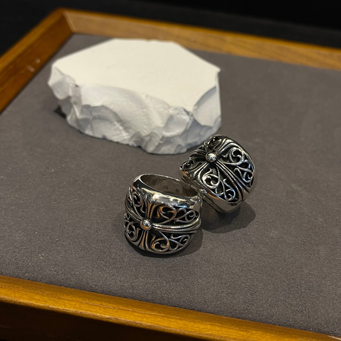 CHROME HEARTS クロムハーツ  ブドウの木クロスリング