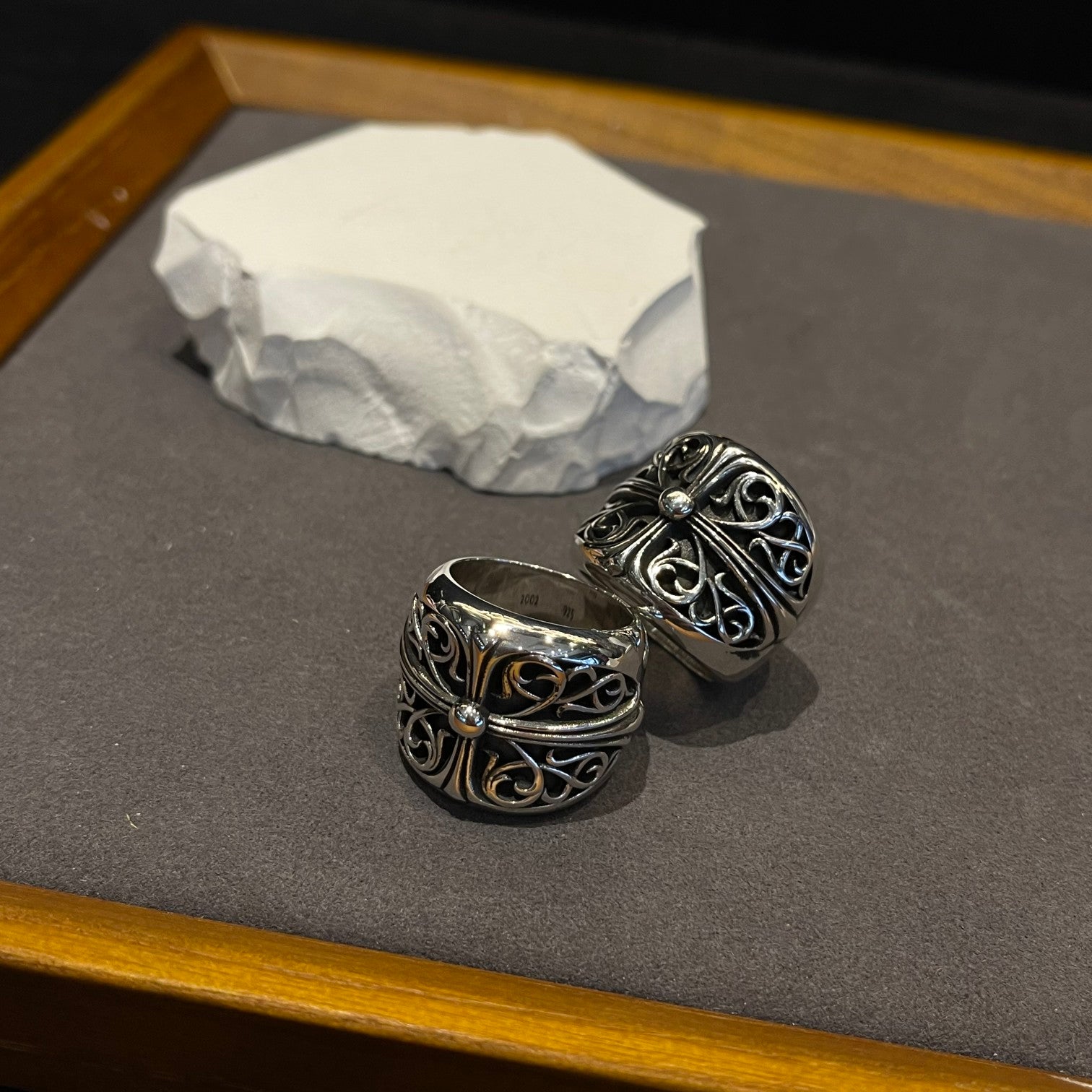 CHROME HEARTS クロムハーツ  ブドウの木クロスリング