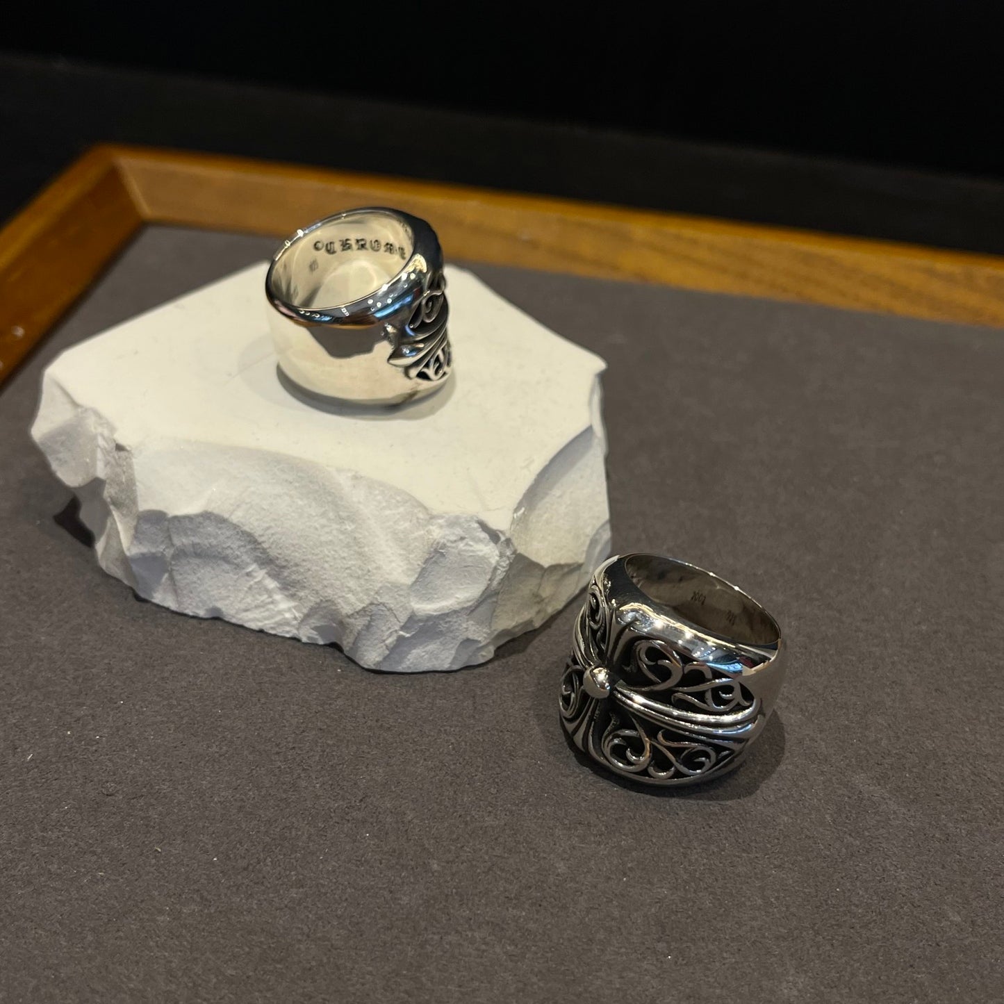 CHROME HEARTS クロムハーツ  ブドウの木クロスリング