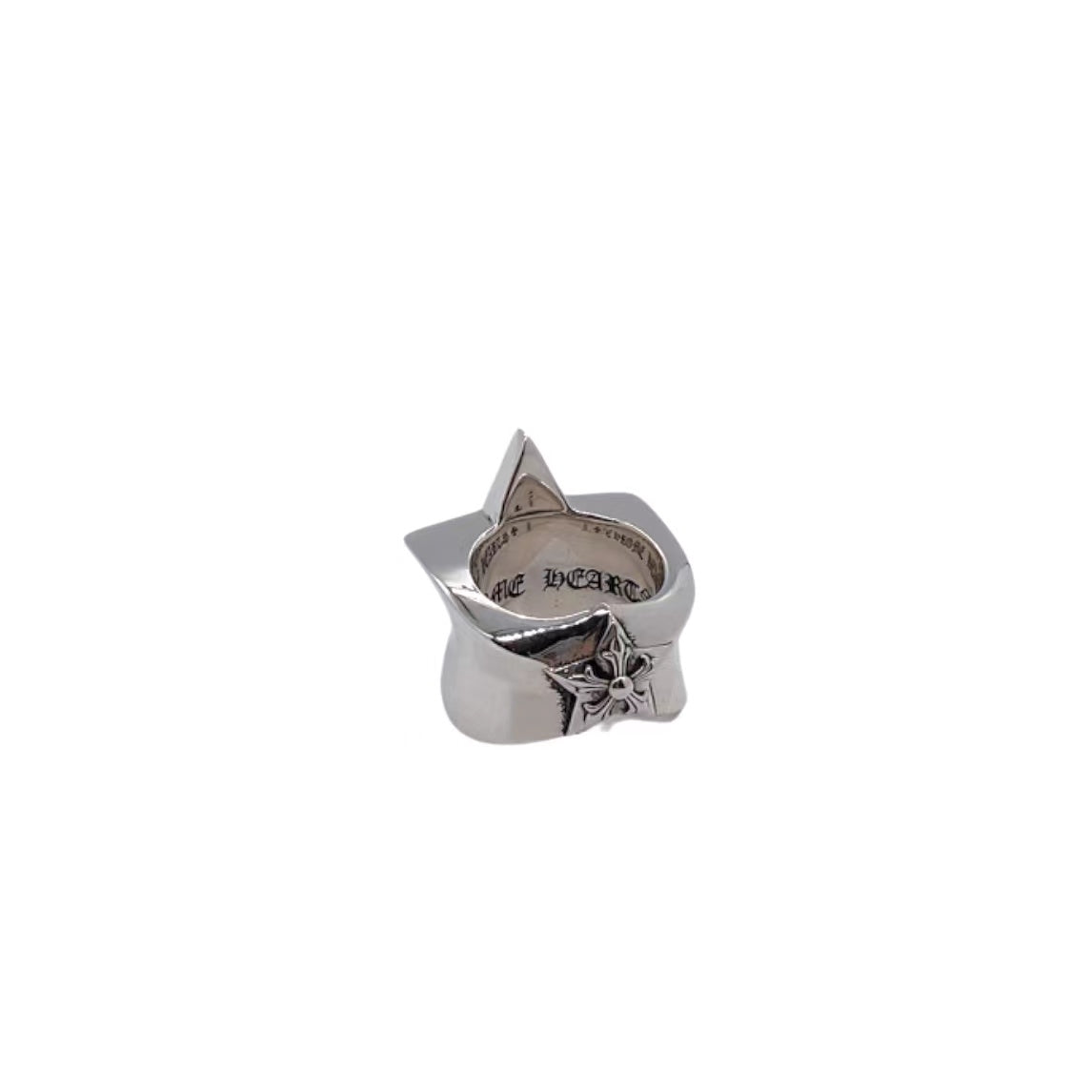 CHROME HEARTS Large pentagram ring