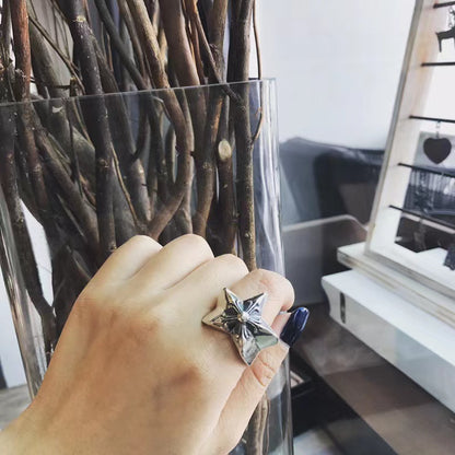 CHROME HEARTS Large pentagram ring