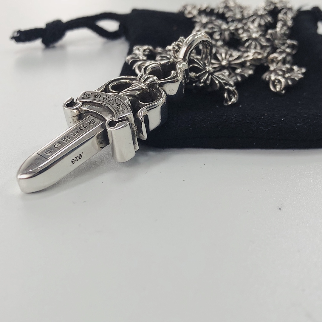 CHROME HEARTS Sword Cross Chain - Small