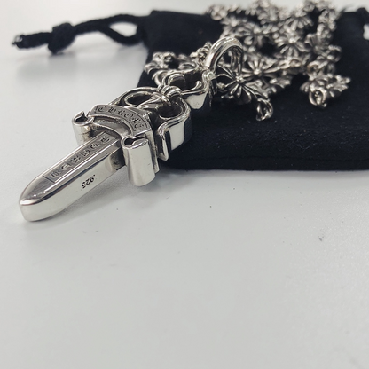 CHROME HEARTS Sword Cross Chain - Small