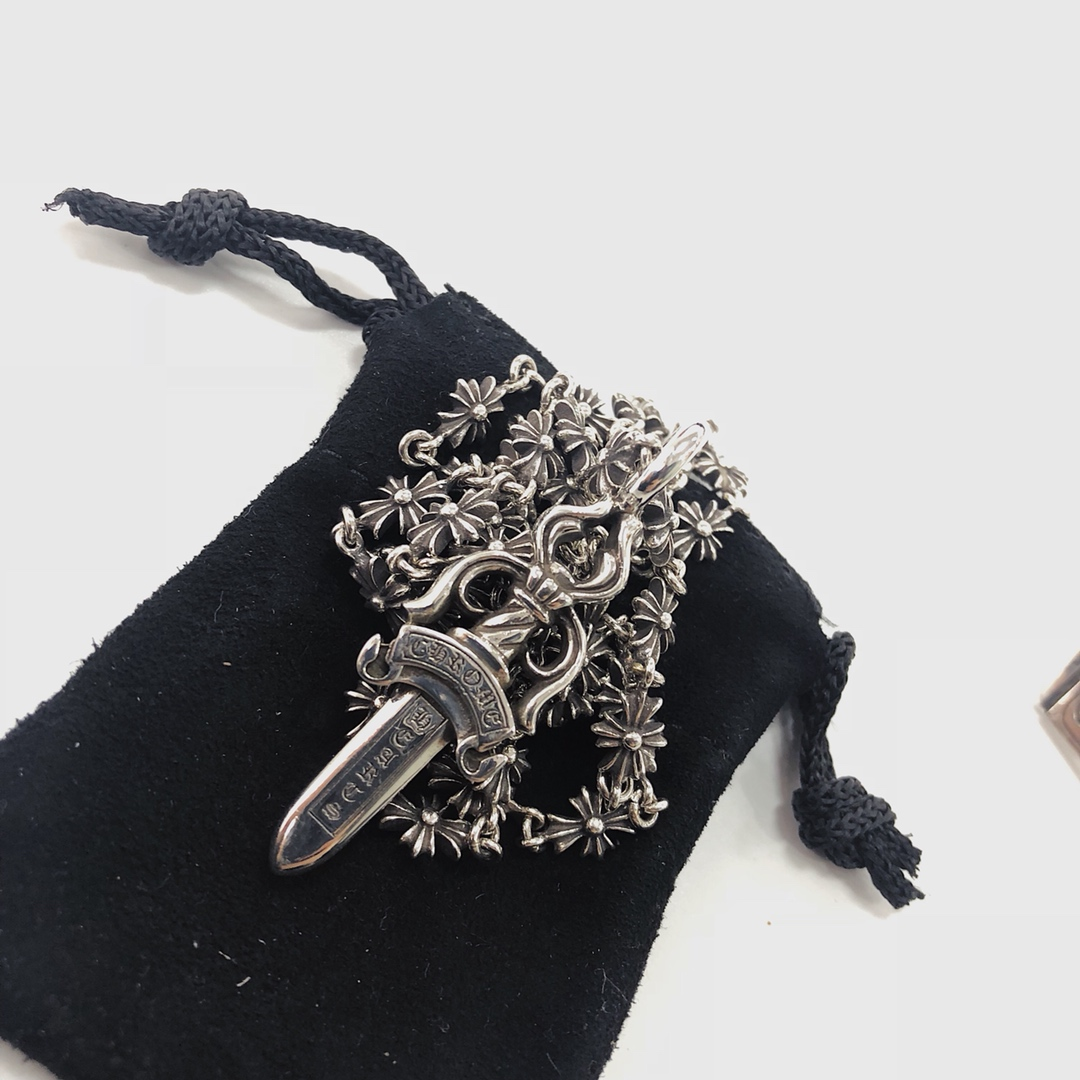 CHROME HEARTS Sword Cross Chain - Small