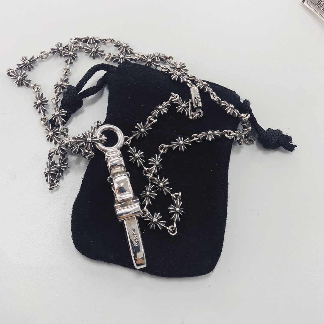 CHROME HEARTS Sword Cross Chain - Small