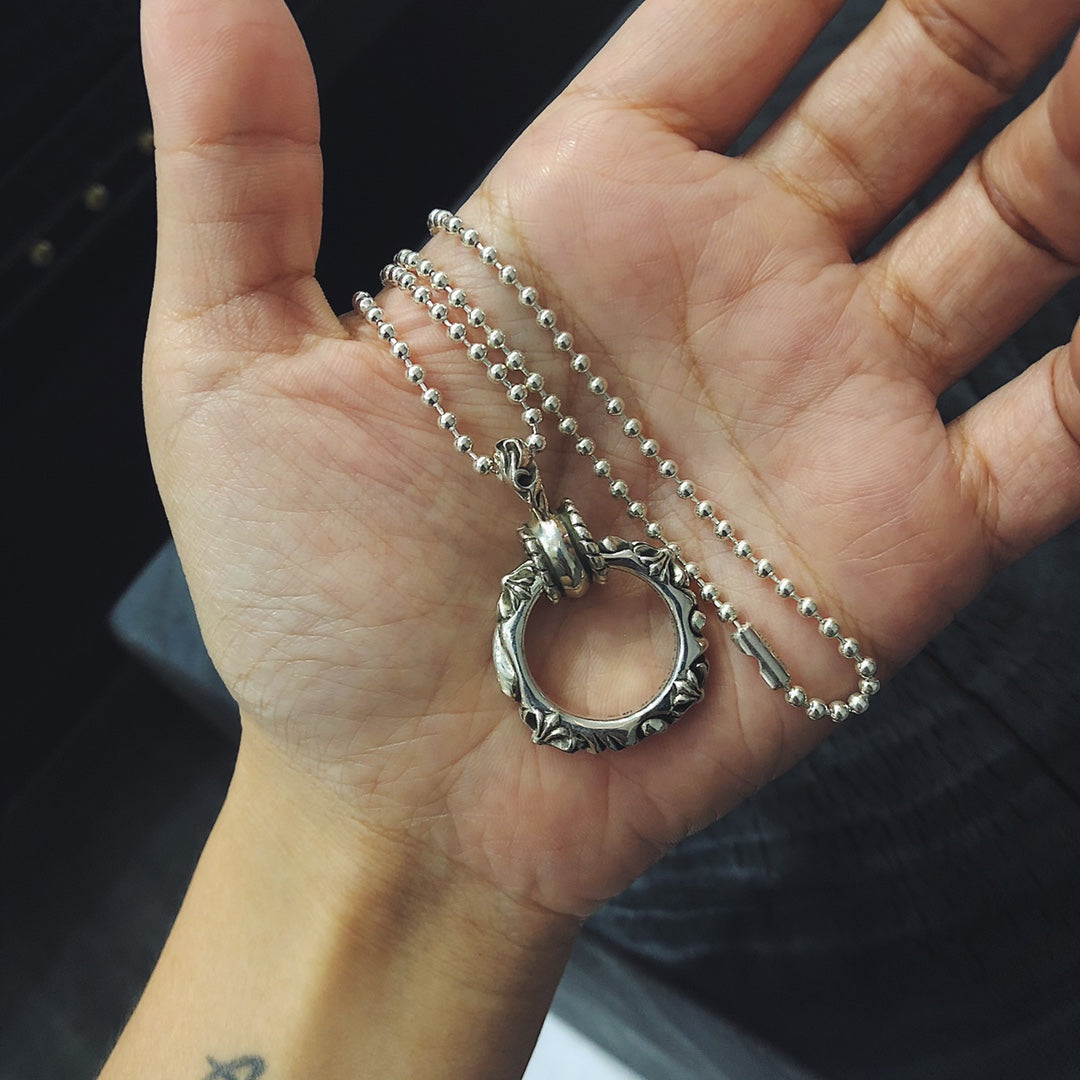 CHROME HEARTS Square Palace Necklace