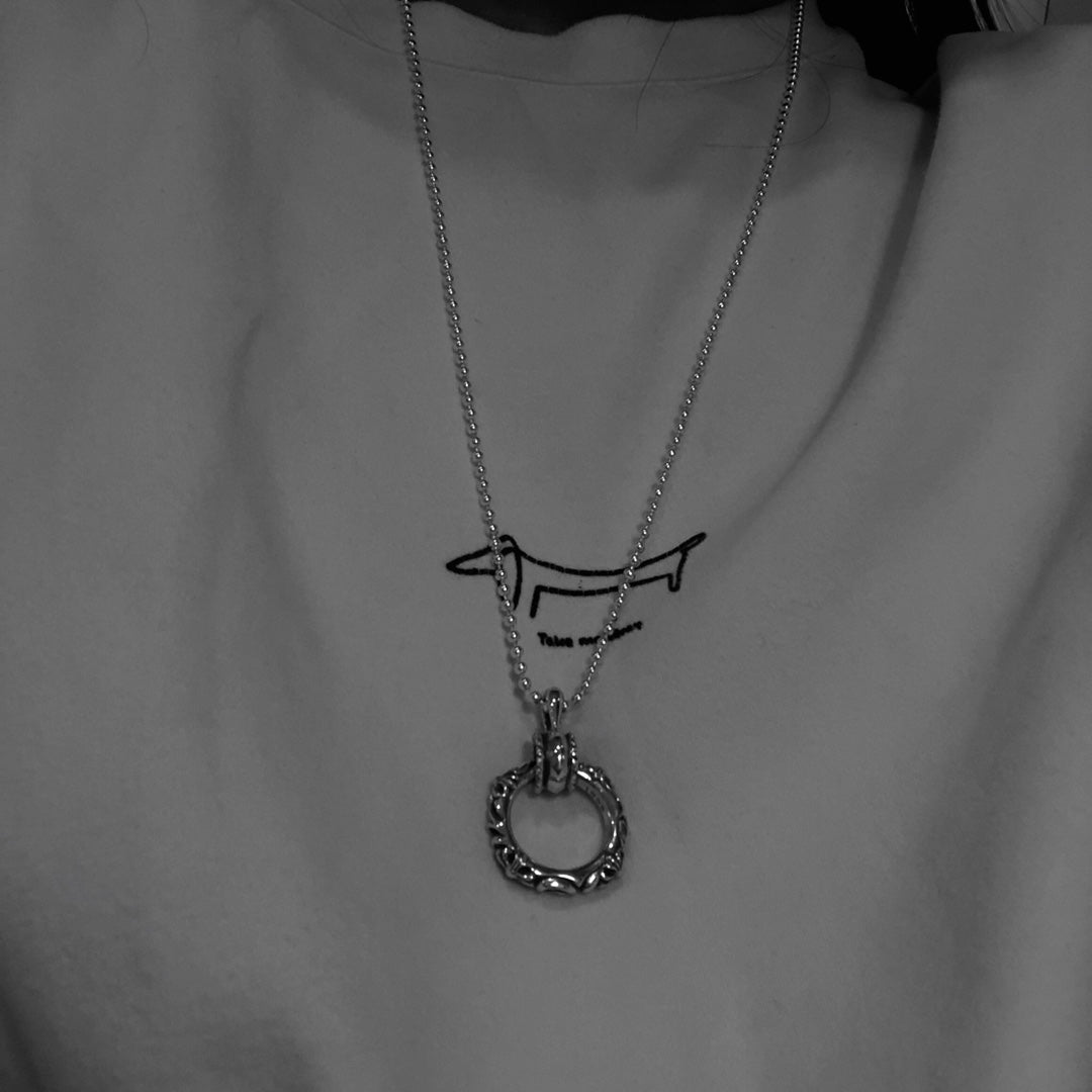 CHROME HEARTS Square Palace Necklace