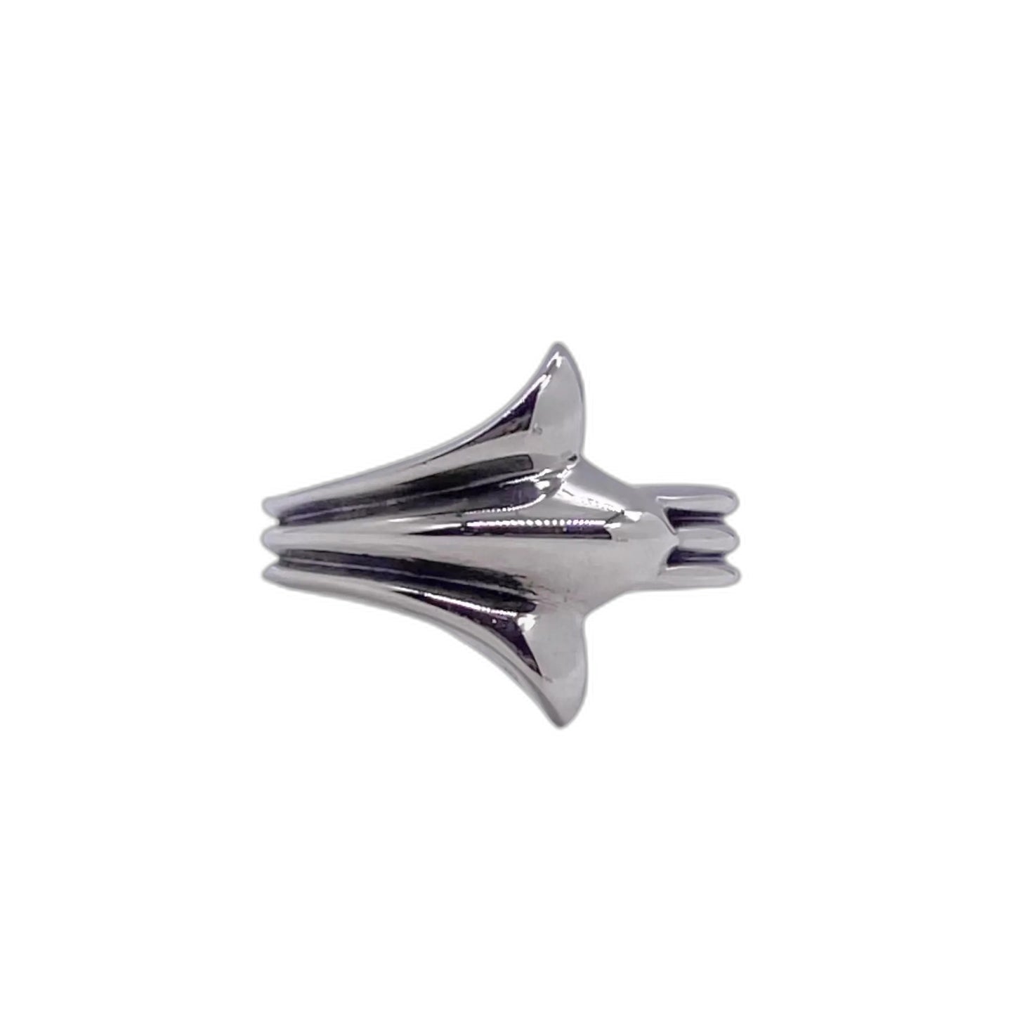 CHROME HEARTS Half Iris Flower Ring