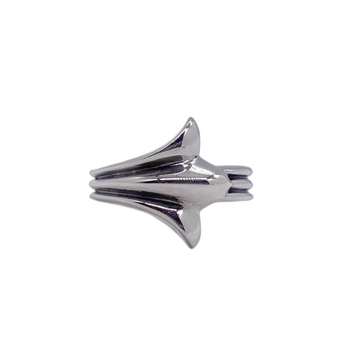 CHROME HEARTS Half Iris Flower Ring
