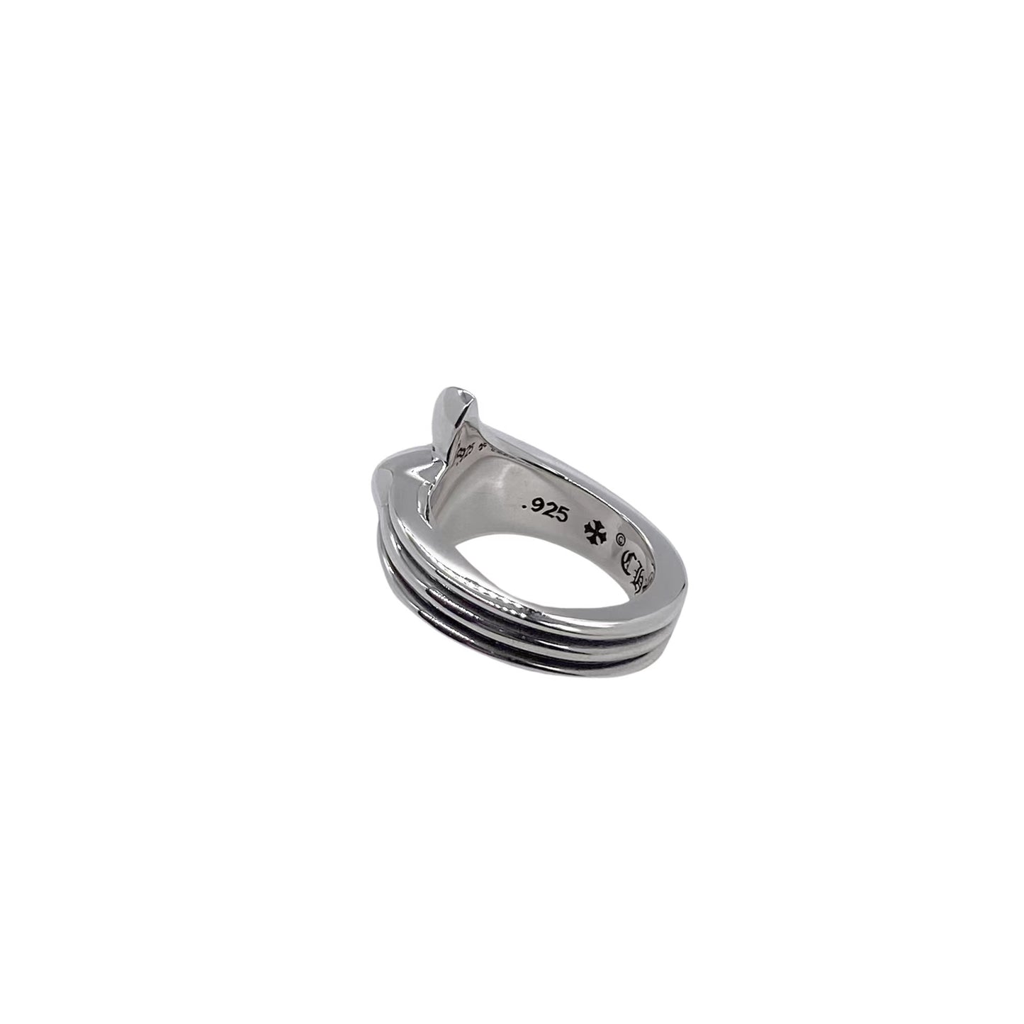 CHROME HEARTS Half Iris Flower Ring