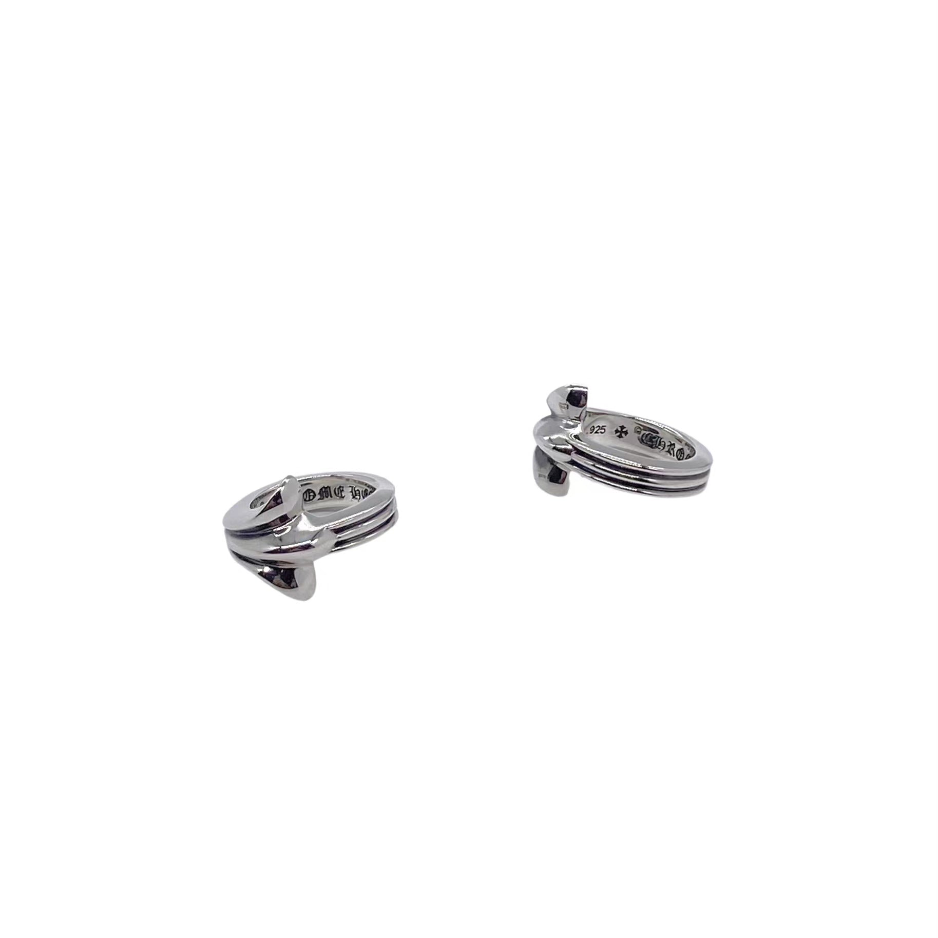 CHROME HEARTS Half Iris Flower Ring