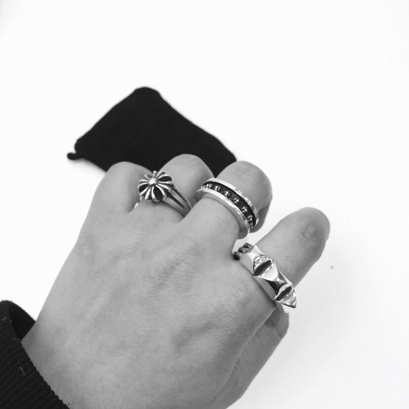 CHROME HEARTS Three-prong ring