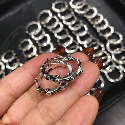 CHROME HEARTS fishbone ring