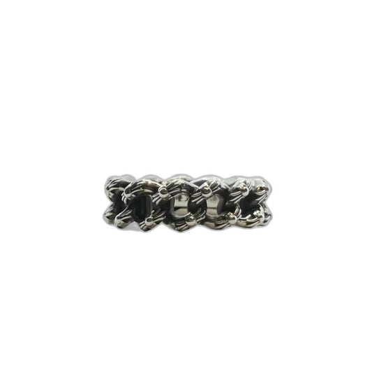 CHROME HEARTS Full Flower Chain Ring