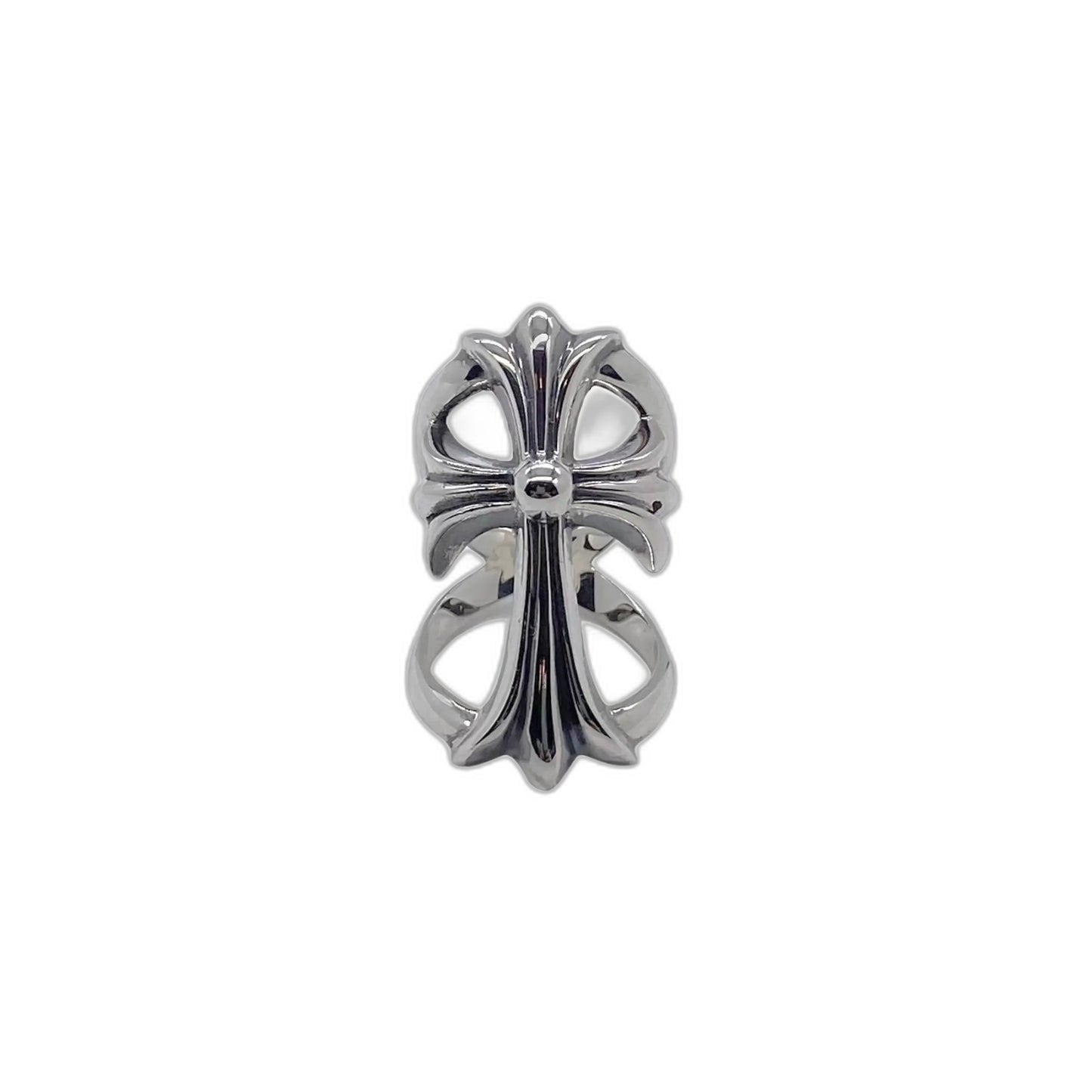 CHROME HEARTS Large Cross Hollow Ring