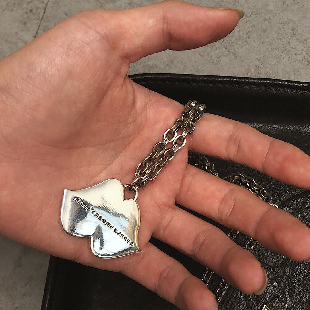 CHROME HEARTS Gold Teeth Mouth Necklace