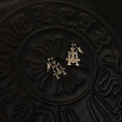 CHROME HEARTS 3 cross earrings