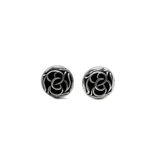 CHROME HEARTS Rose Flower Earrings