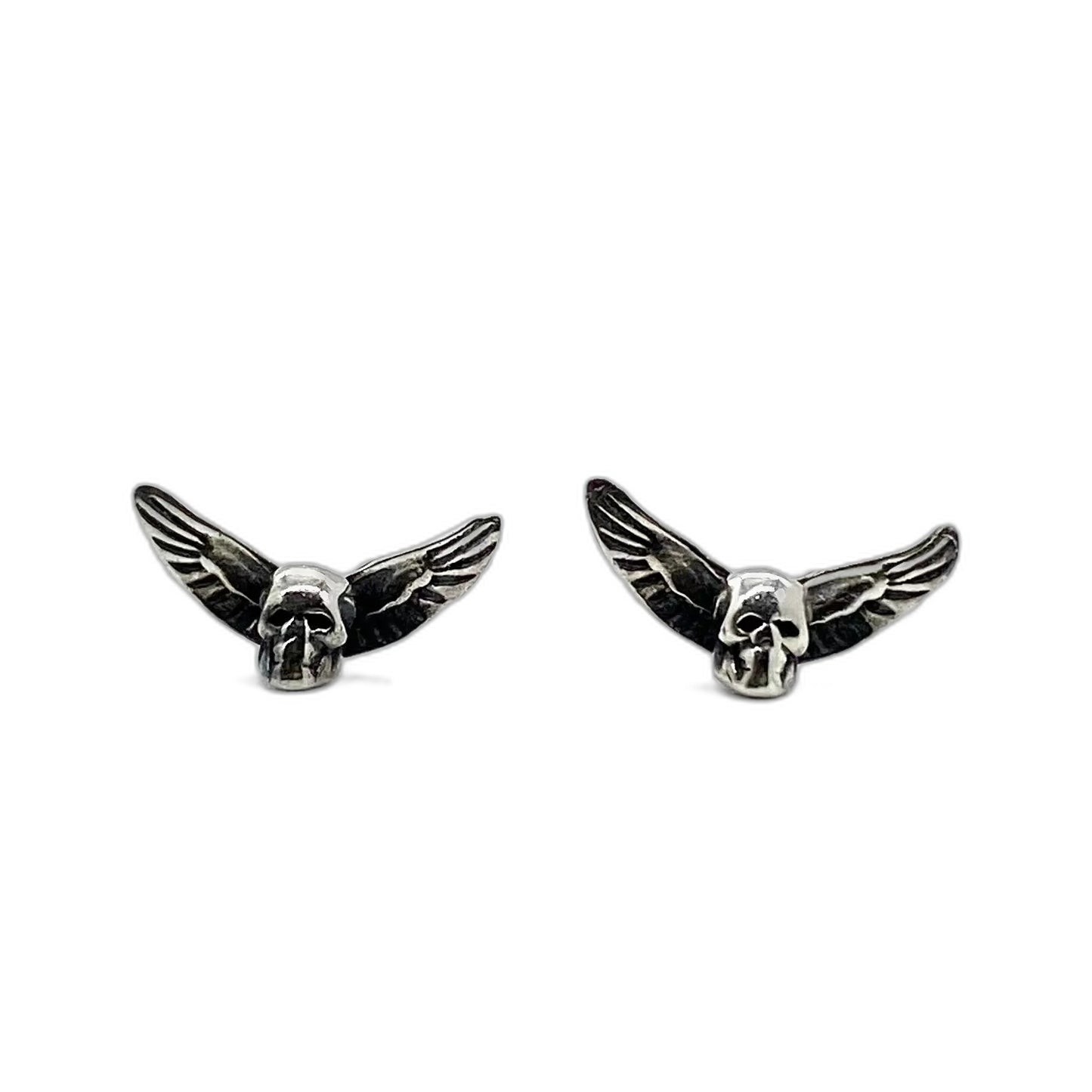 CHROME HEARTS Angel Skull Earrings