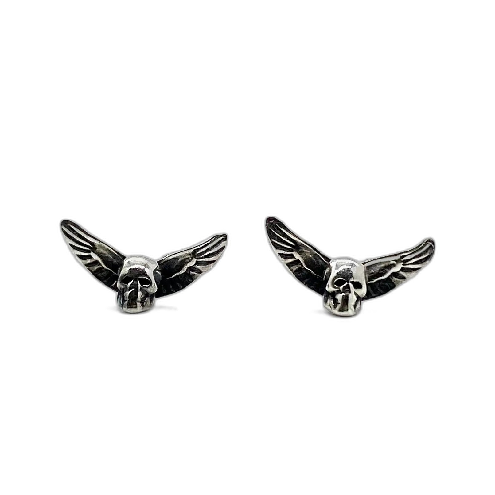 CHROME HEARTS Angel Skull Earrings