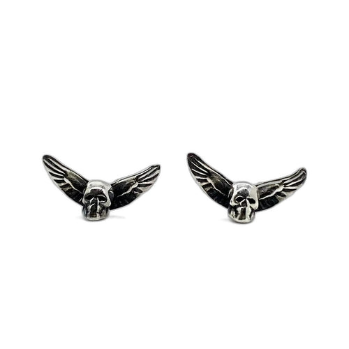 CHROME HEARTS Angel Skull Earrings