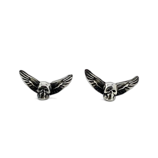 CHROME HEARTS Angel Skull Earrings