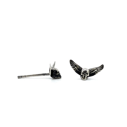 CHROME HEARTS Angel Skull Earrings