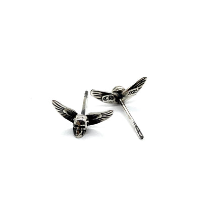 CHROME HEARTS Angel Skull Earrings