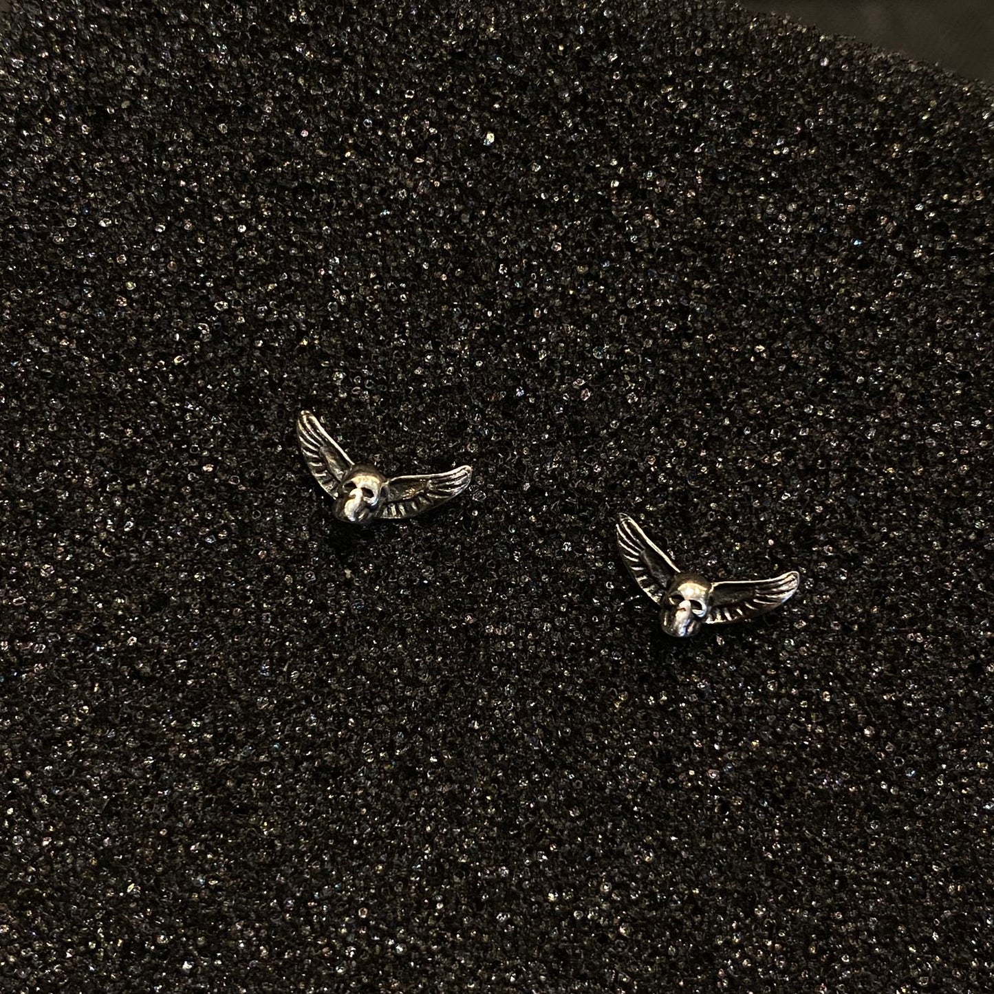 CHROME HEARTS Angel Skull Earrings