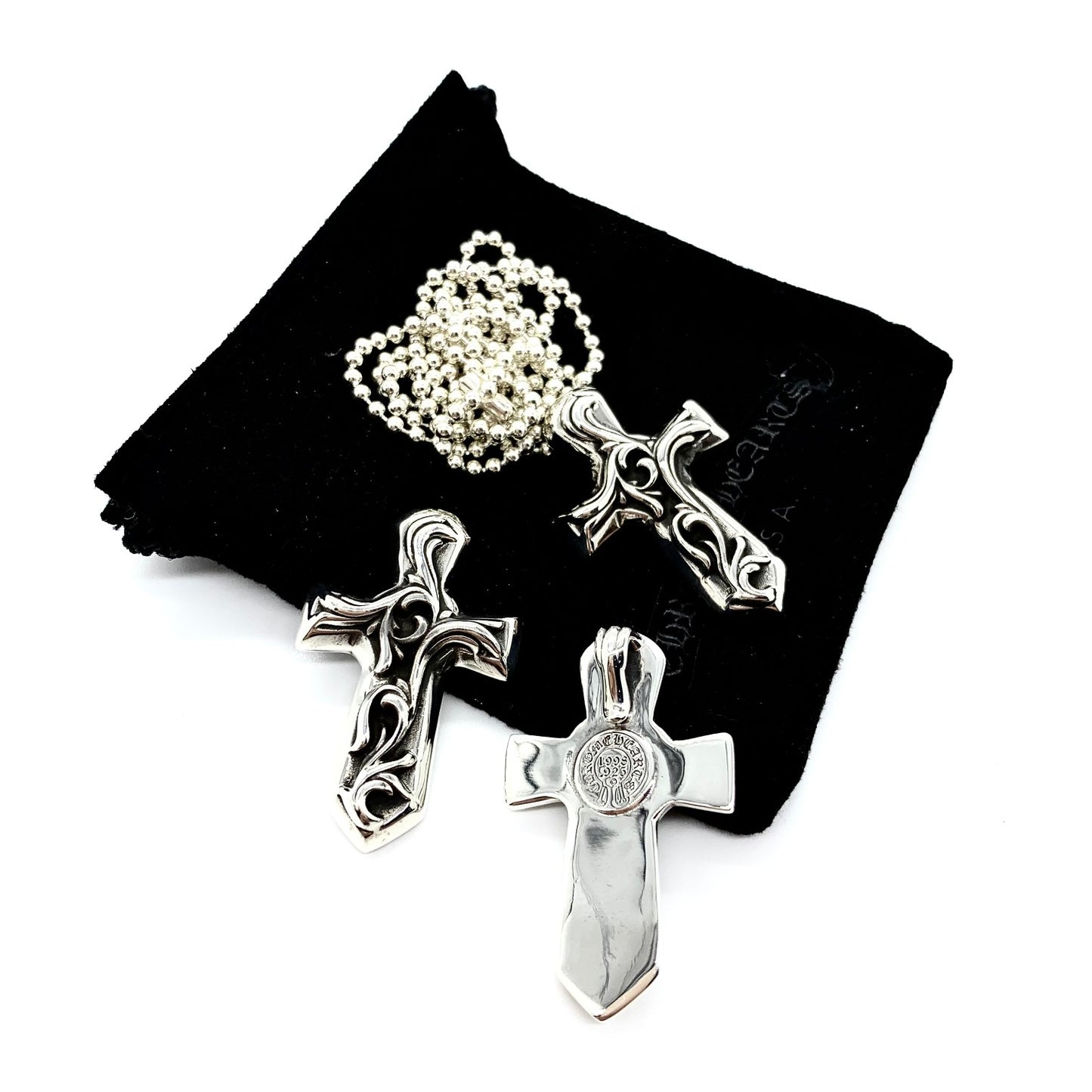CHROME HEARTS Grapevine Cross Necklace