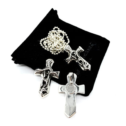 CHROME HEARTS Grapevine Cross Necklace