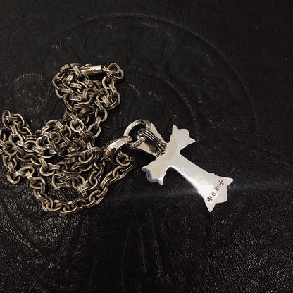 CHROME HEARTS Classic Double Cross Necklace