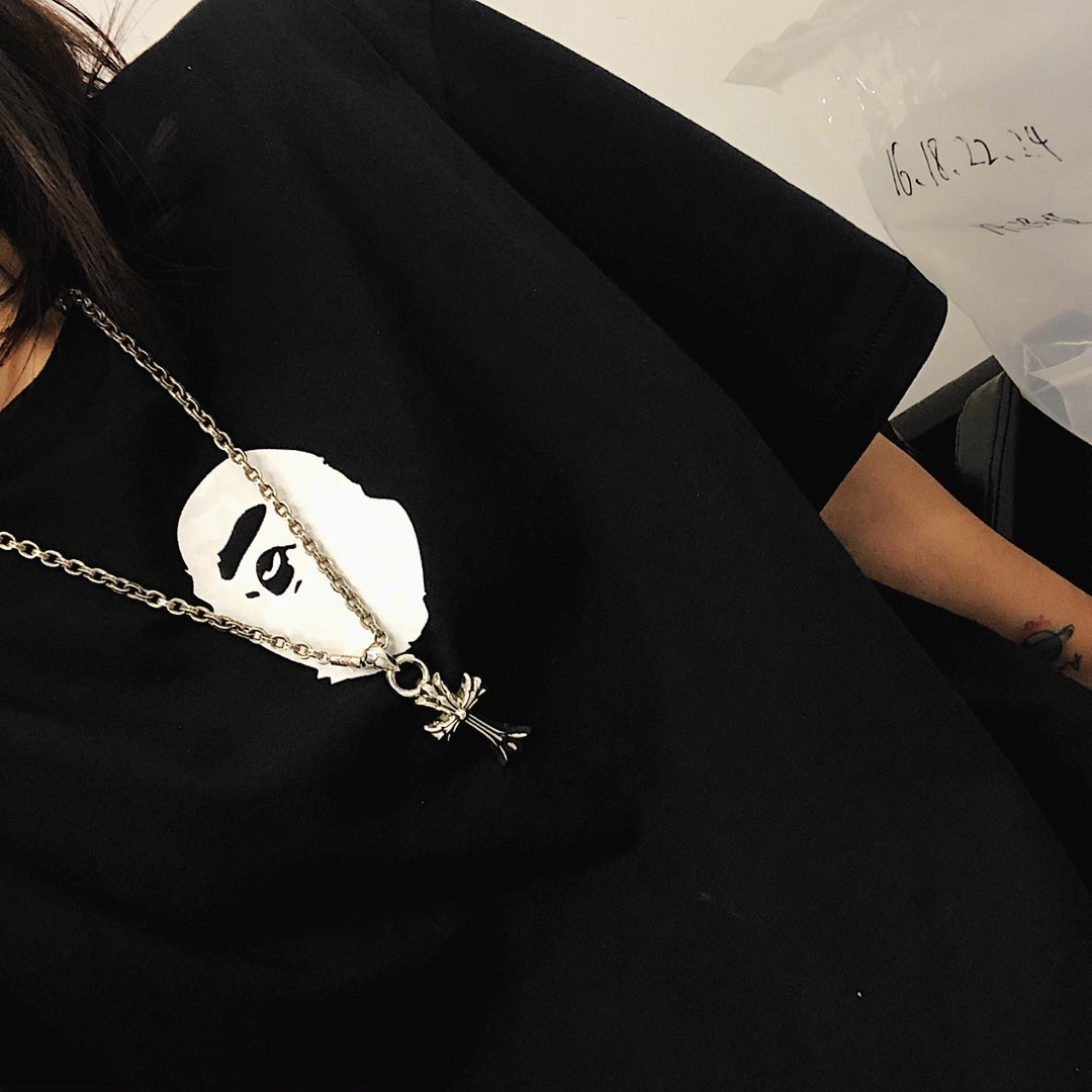 CHROME HEARTS Classic Double Cross Necklace