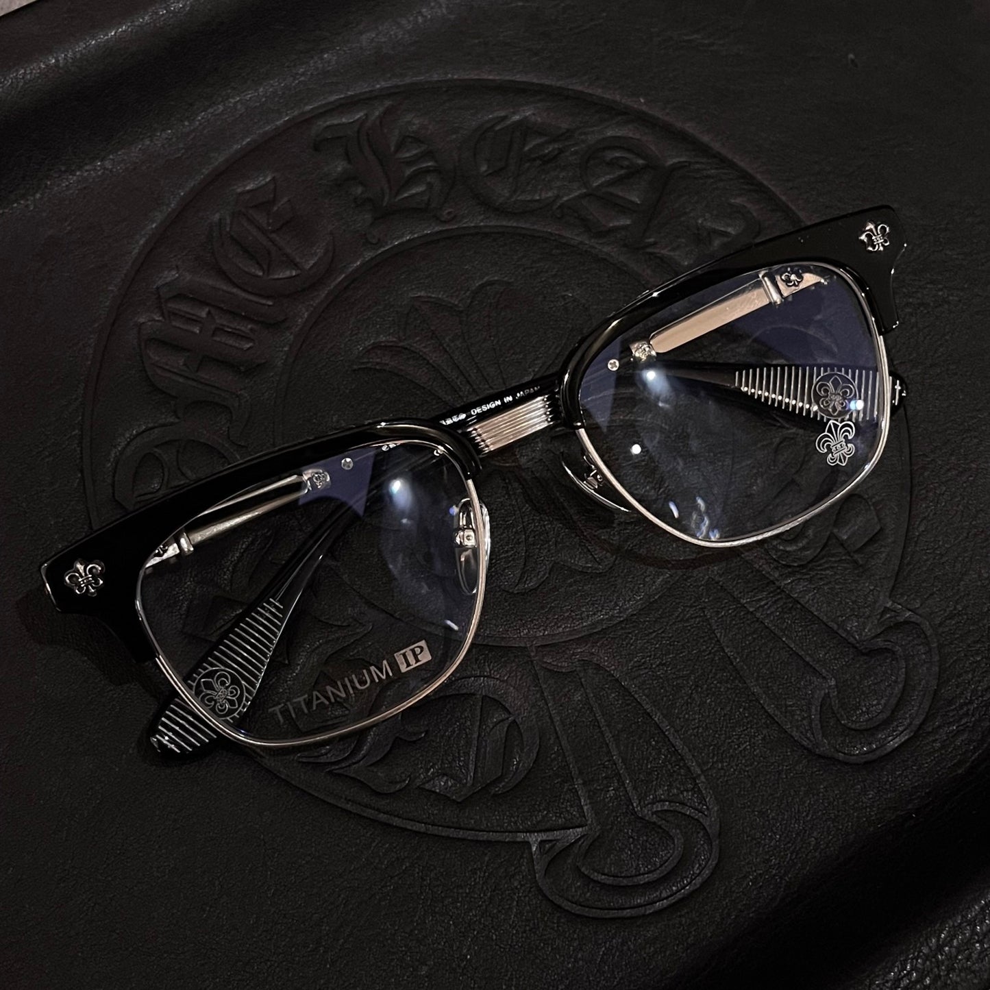 Chrome Hearts Glasses BONENNOISSEUR II Black