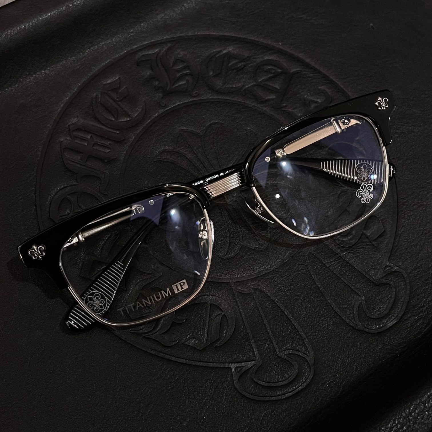 Chrome Hearts Glasses BONENNOISSEUR II Black