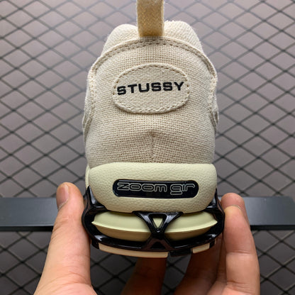 Stussy × Nike Air Zoom Spiridon CG 2 "Fossil/Black"