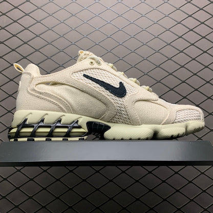 Stussy × Nike Air Zoom Spiridon CG 2 "Fossil/Black"