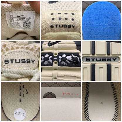 Stussy × Nike Air Zoom Spiridon CG 2 "Fossil/Black"