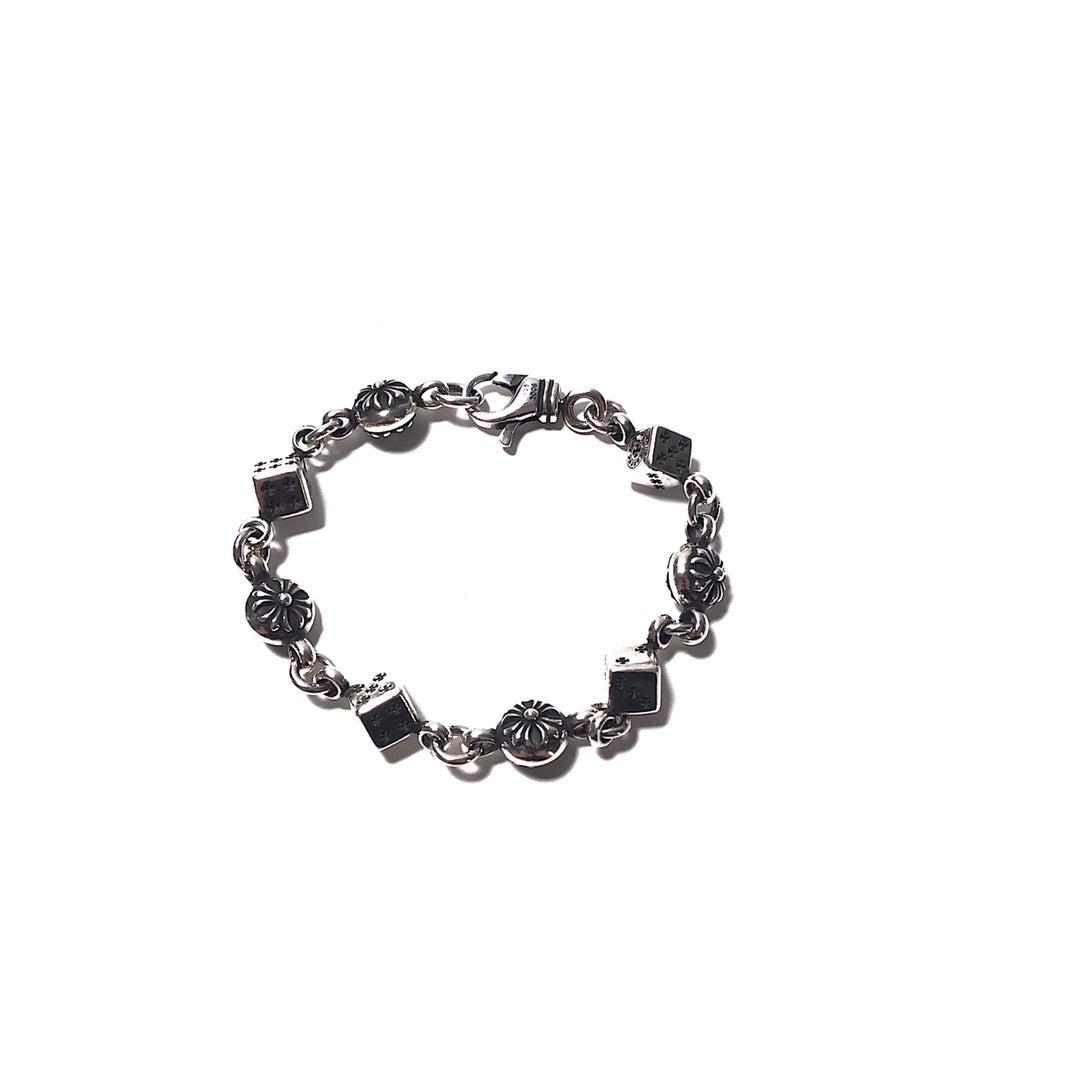 CHROME HEARTS クロムハーツ クロスダイスブレスレット