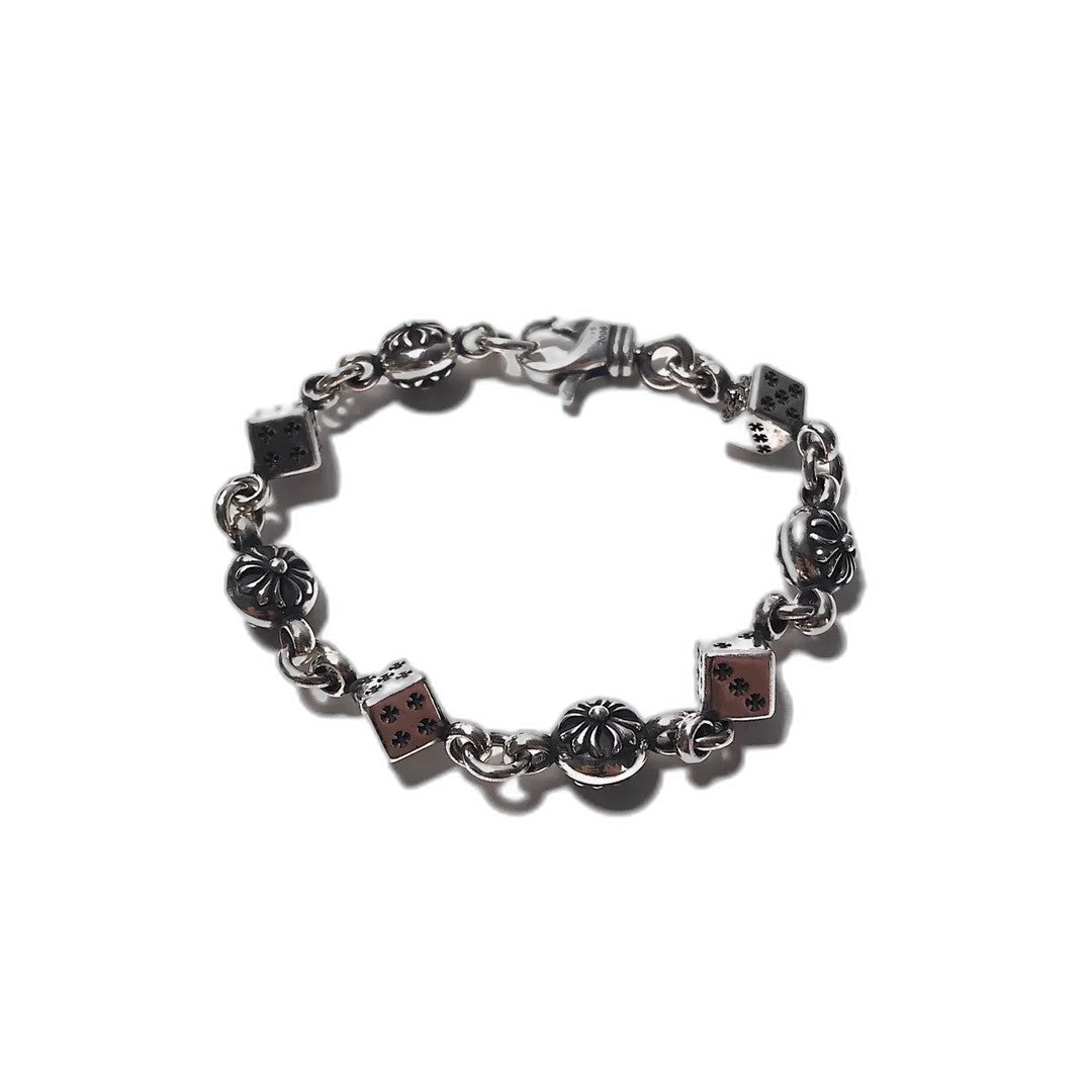 CHROME HEARTS クロムハーツ クロスダイスブレスレット