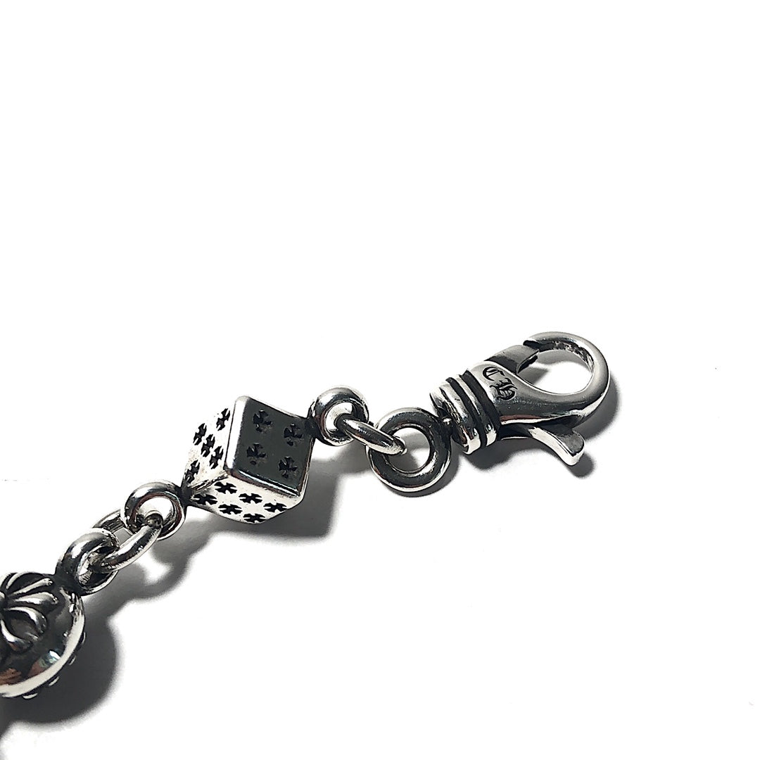 CHROME HEARTS クロムハーツ クロスダイスブレスレット