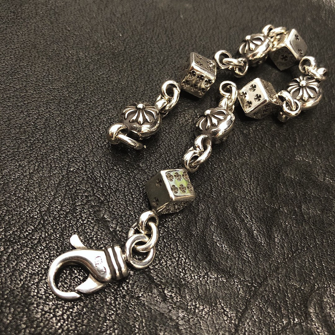 CHROME HEARTS クロムハーツ クロスダイスブレスレット