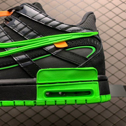 Off-White × Nike Air Rubber Dunk "Black/Green Strike"
